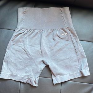 Grey workout shorts